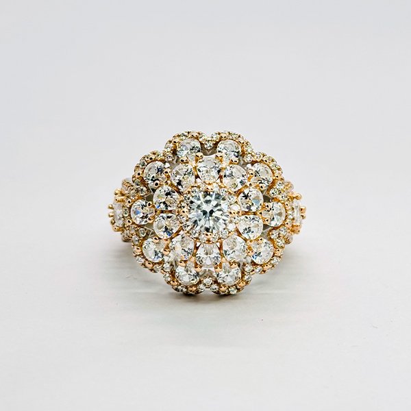 Radiant Pear Cut Diamond Ring