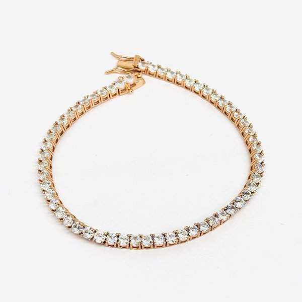 Rose Gold Tennis Bracelet