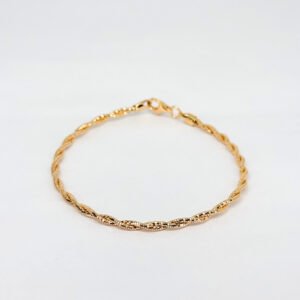 Twisted Gold Bracelet