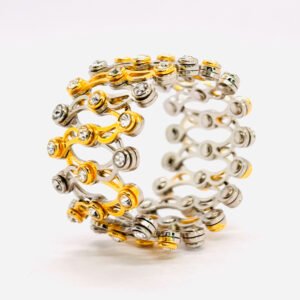 Two Toned Ring Kada Duo