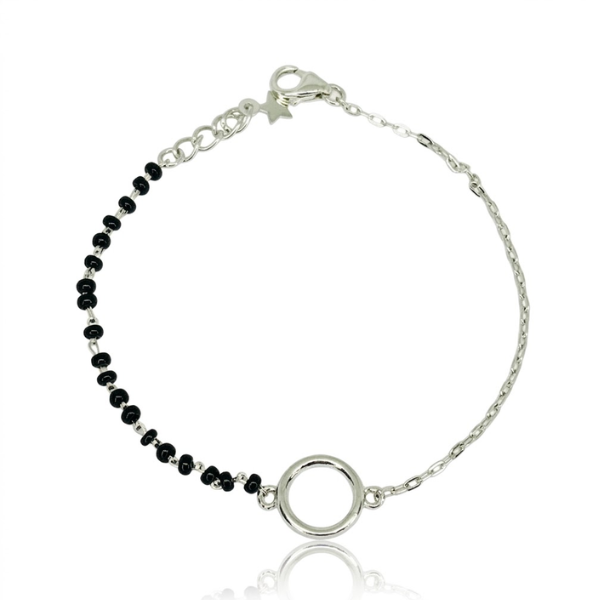 Black and Silver Duo Bracelet