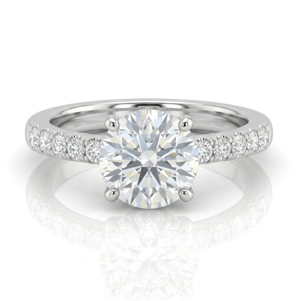 Sparkling Solitaire Ring