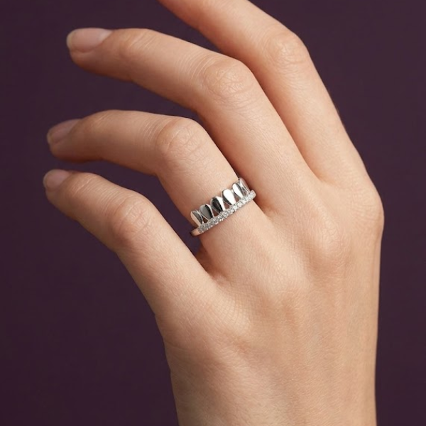 Crowned Petal Ring - Image 3
